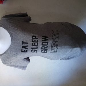 Time and tru maternity short sleeve shirt Eat Sleep Grow Repeat